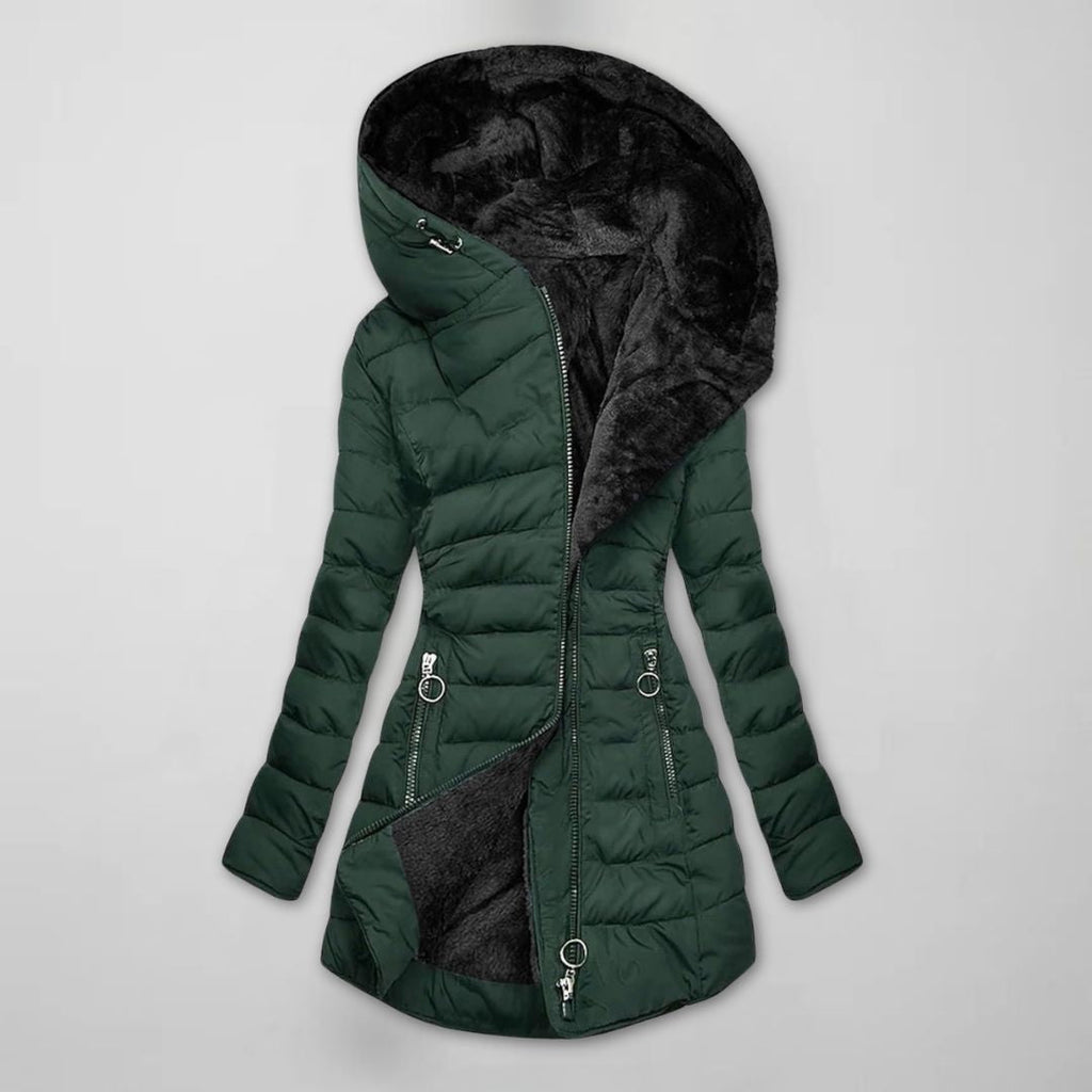 Isla | Women's Hooded Winter Jacket | Fleece-Lined · Eltrendio