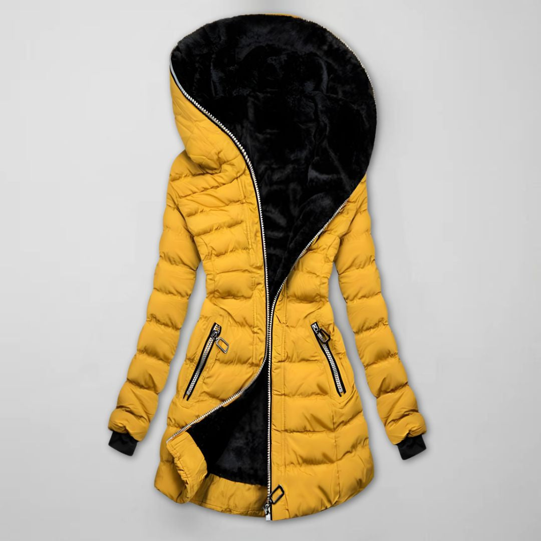 Isla | Women's Hooded Winter Jacket | Fleece-Lined · Eltrendio