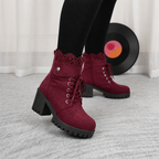 Isla | Women's Lace-Up Ankle Boots | Block Heel · Eltrendio