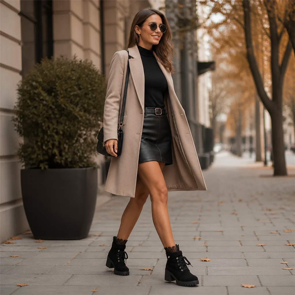 Isla | Women's Lace-Up Ankle Boots | Block Heel · Eltrendio