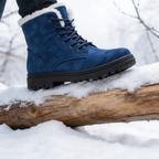 Isla | Women's Lace-Up Ankle Boots | Fur Trim · Eltrendio