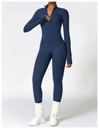 Isla | Women's Long-Sleeve Jumpsuit | Half-Zip · Eltrendio