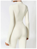 Isla | Women's Long-Sleeve Jumpsuit | Half-Zip · Eltrendio