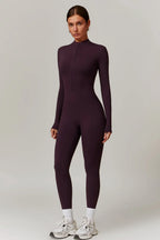 Isla | Women's Long-Sleeve Jumpsuit | Half-Zip · Eltrendio