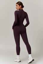 Isla | Women's Long-Sleeve Jumpsuit | Half-Zip · Eltrendio