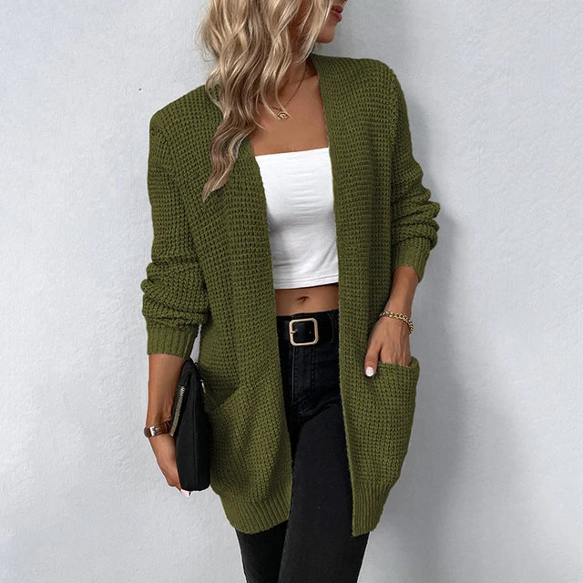 Isla | Women's Longline Cardigan | Open Front · Eltrendio