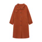Isla | Women's Longline Coat | Stand Collar · Eltrendio