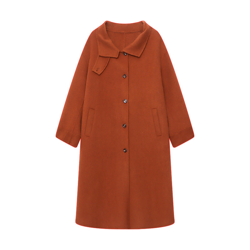 Isla | Women's Longline Coat | Stand Collar · Eltrendio