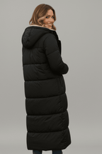 Isla | Women's Longline Puffer Coat | Sherpa-Lined · Eltrendio
