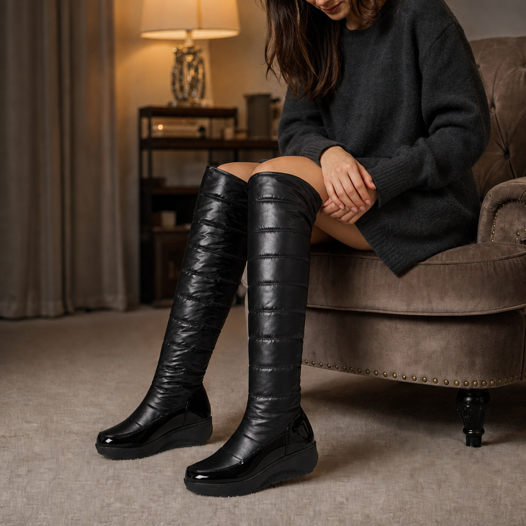 Isla | Women's Over-the-Knee Boots | Side Zip · Eltrendio