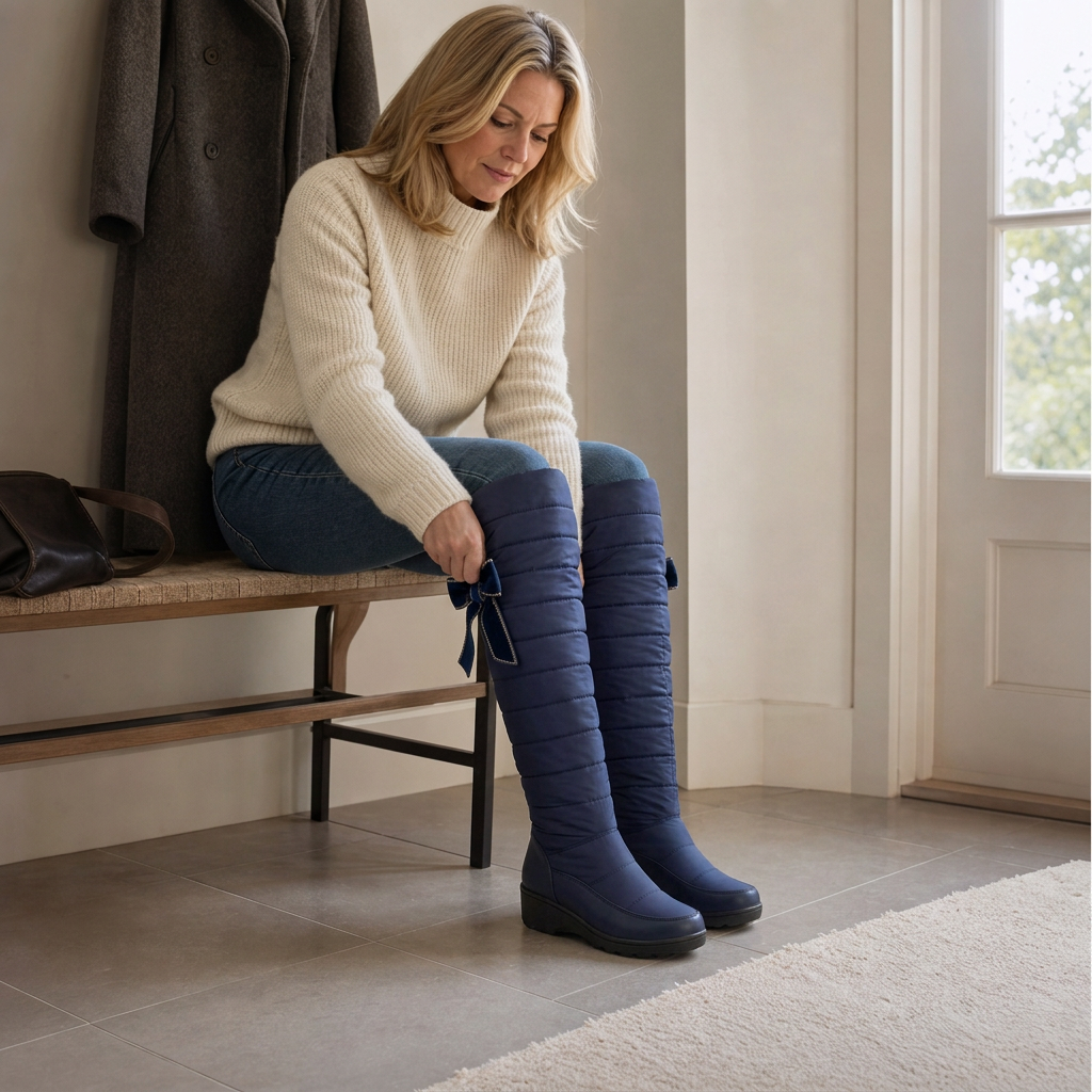 Isla | Women's Over-the-Knee Winter Boots | Padded · Eltrendio