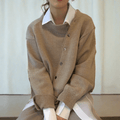Isla | Women's Oversized Cardigan | Asymmetric Buttons · Eltrendio