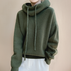 Isla | Women's Oversized Hooded Jumper | Drawstring · Eltrendio