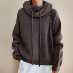 Isla | Women's Oversized Hooded Jumper | Drawstring · Eltrendio