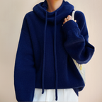 Isla | Women's Oversized Hooded Jumper | Drawstring · Eltrendio