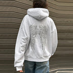 Isla | Women's Oversized Hoodie | Sequin Wings · Eltrendio