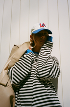 Isla | Women's Oversized Sweatshirt | Striped · Eltrendio