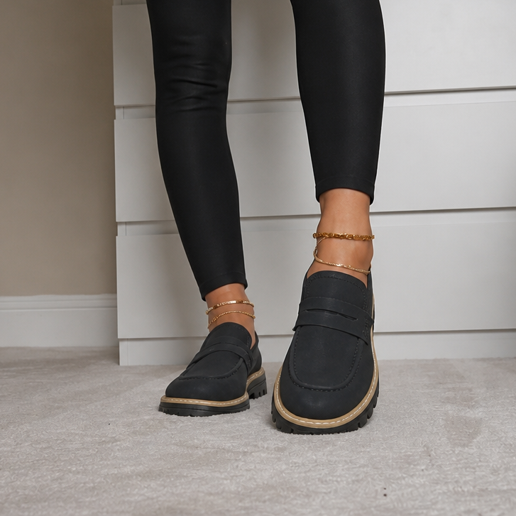 Isla | Women's Platform Loafers | Chunky Sole · Eltrendio