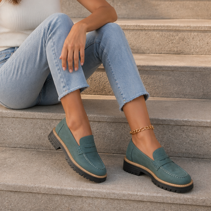 Isla | Women's Platform Loafers | Chunky Sole · Eltrendio