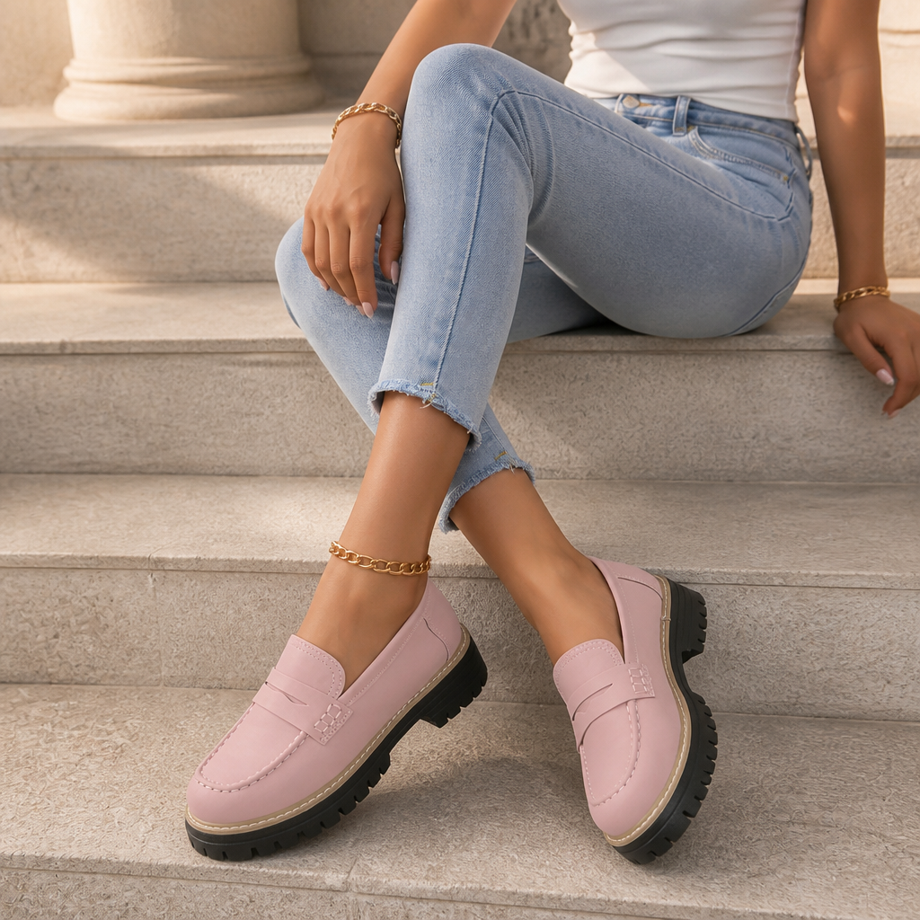 Isla | Women's Platform Loafers | Chunky Sole · Eltrendio
