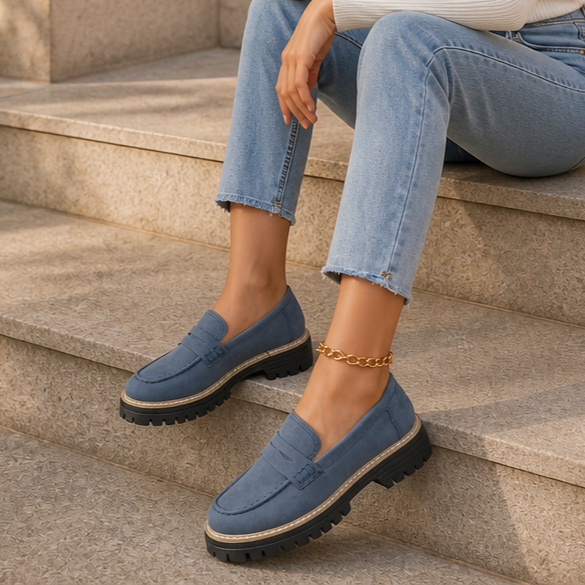 Isla | Women's Platform Loafers | Chunky Sole · Eltrendio