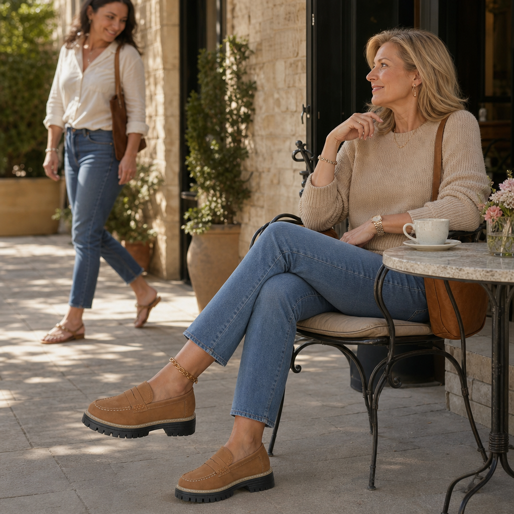 Isla | Women's Platform Loafers | Chunky Sole · Eltrendio