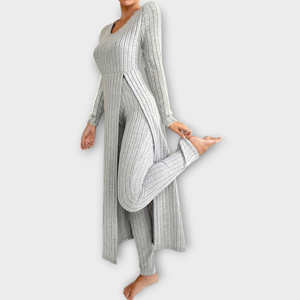 Isla | Women's Ribbed Loungewear Set | Soft Knit · Eltrendio