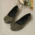 Isla | Women's Slip-On Ballet Flats | Bow Detail · Eltrendio