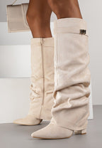 Isla | Women's Slouch Knee-High Boots | Pointed Toe · Eltrendio