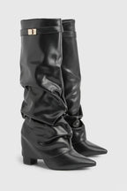 Isla | Women's Slouch Knee-High Boots | Pointed Toe · Eltrendio