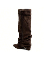 Isla | Women's Slouch Knee-High Boots | Pointed Toe · Eltrendio