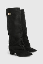 Isla | Women's Slouch Knee-High Boots | Pointed Toe · Eltrendio