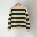 Isla | Women's Striped Cardigan | Button-Front · Eltrendio