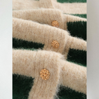 Isla | Women's Striped Cardigan | Button-Front · Eltrendio