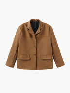 Isla | Women's Suede Jacket | Button-Front · Eltrendio