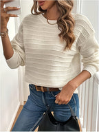Isla | Women's V-Neck Jumper | Bow Detail · Eltrendio