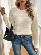 Isla | Women's V-Neck Jumper | Bow Detail · Eltrendio