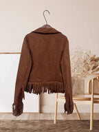 Isla | Women's Western Jacket | Suede Fringe · Eltrendio