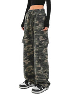 Isla | Women's Wide-Leg Cargo Trousers | Drawstring Waist · Eltrendio