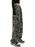 Isla | Women's Wide-Leg Cargo Trousers | Drawstring Waist · Eltrendio