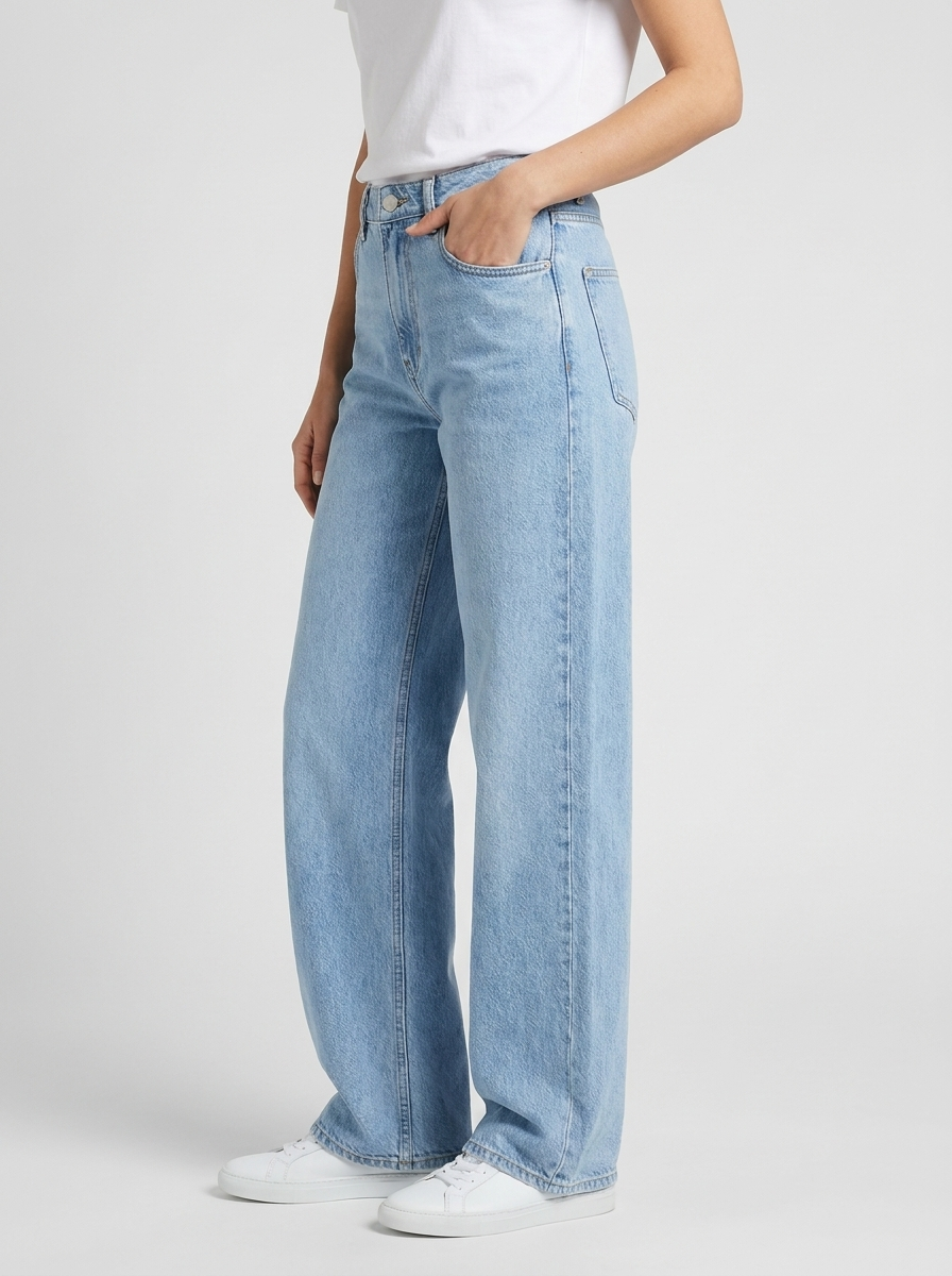 Isla | Women's Wide-Leg Jeans | High Waist · Eltrendio