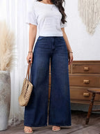 Isla | Women's Wide-Leg Jeans | High-Waisted · Eltrendio