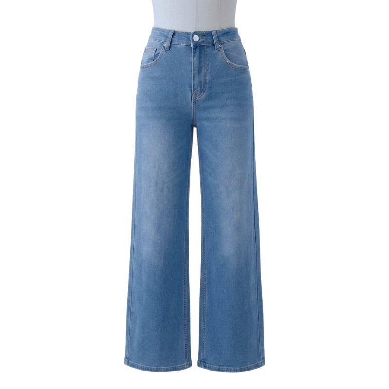 Isla | Women's Wide-Leg Jeans | High-Waisted · Eltrendio