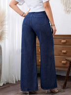 Isla | Women's Wide-Leg Jeans | High-Waisted · Eltrendio