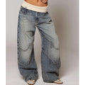 Isla | Women's Wide-Leg Jeans | Ribbed Waistband · Eltrendio