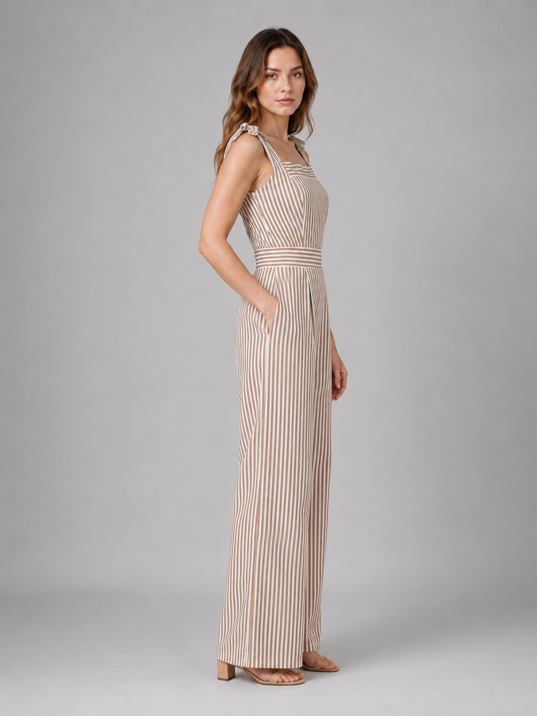 Isla | Women's Wide-Leg Jumpsuit | Tie Shoulder · Eltrendio