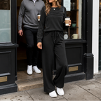 Isla | Women's Wide-Leg Loungewear Set | Drawstring Waist · Eltrendio