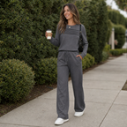Isla | Women's Wide-Leg Loungewear Set | Drawstring Waist · Eltrendio