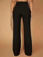 Isla | Women's Wide-Leg Trousers | High-Waisted · Eltrendio