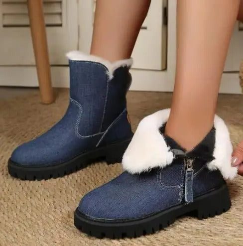 Isla | Women's Winter Ankle Boots | Fleece-Lined · Eltrendio